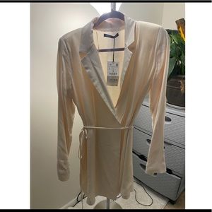 Zara Satin dress Size L